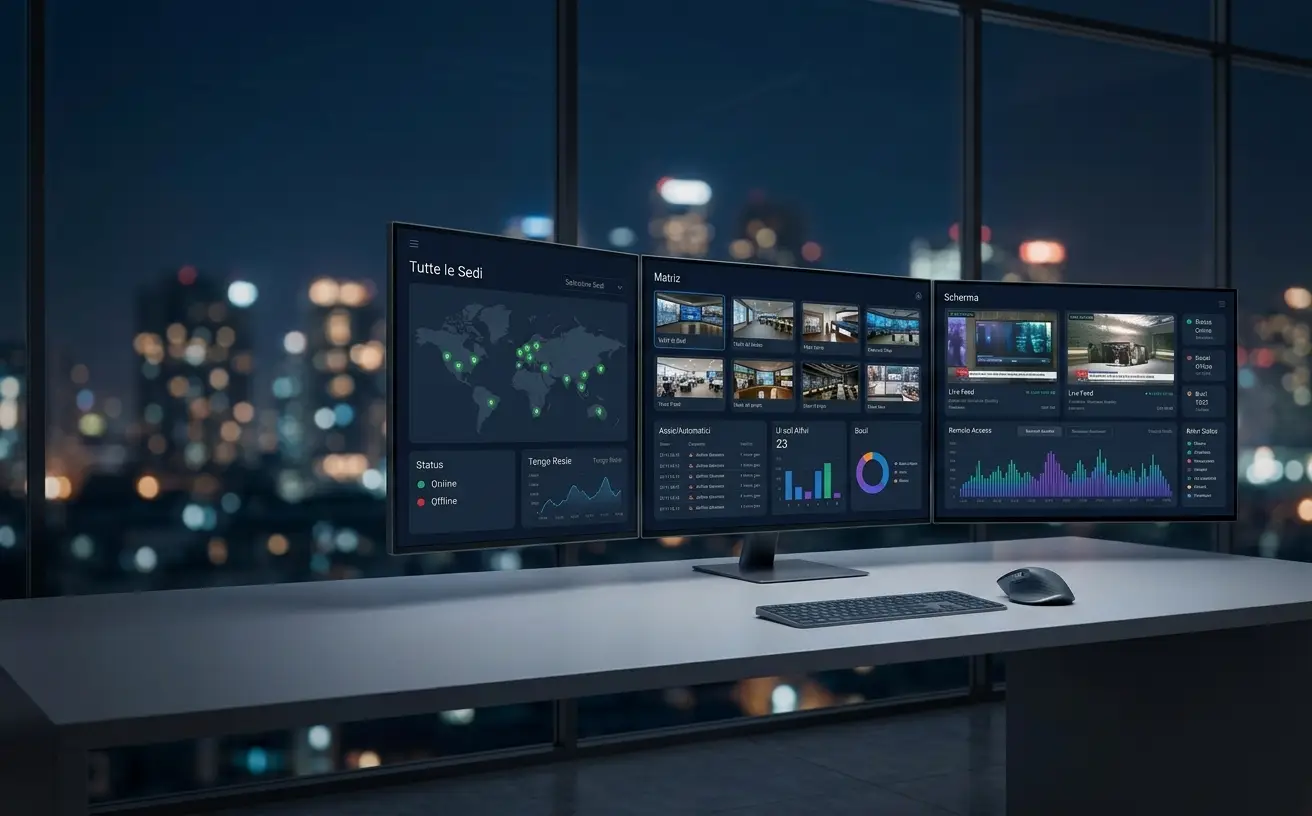 Dashboard PixelBridge su TV